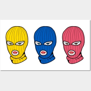 girl power / riot simbol girl ski mask (all colors) Posters and Art